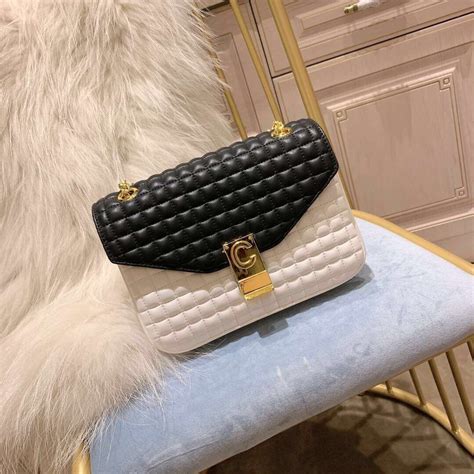 celine quilted chain bag|Celine medium c bags.